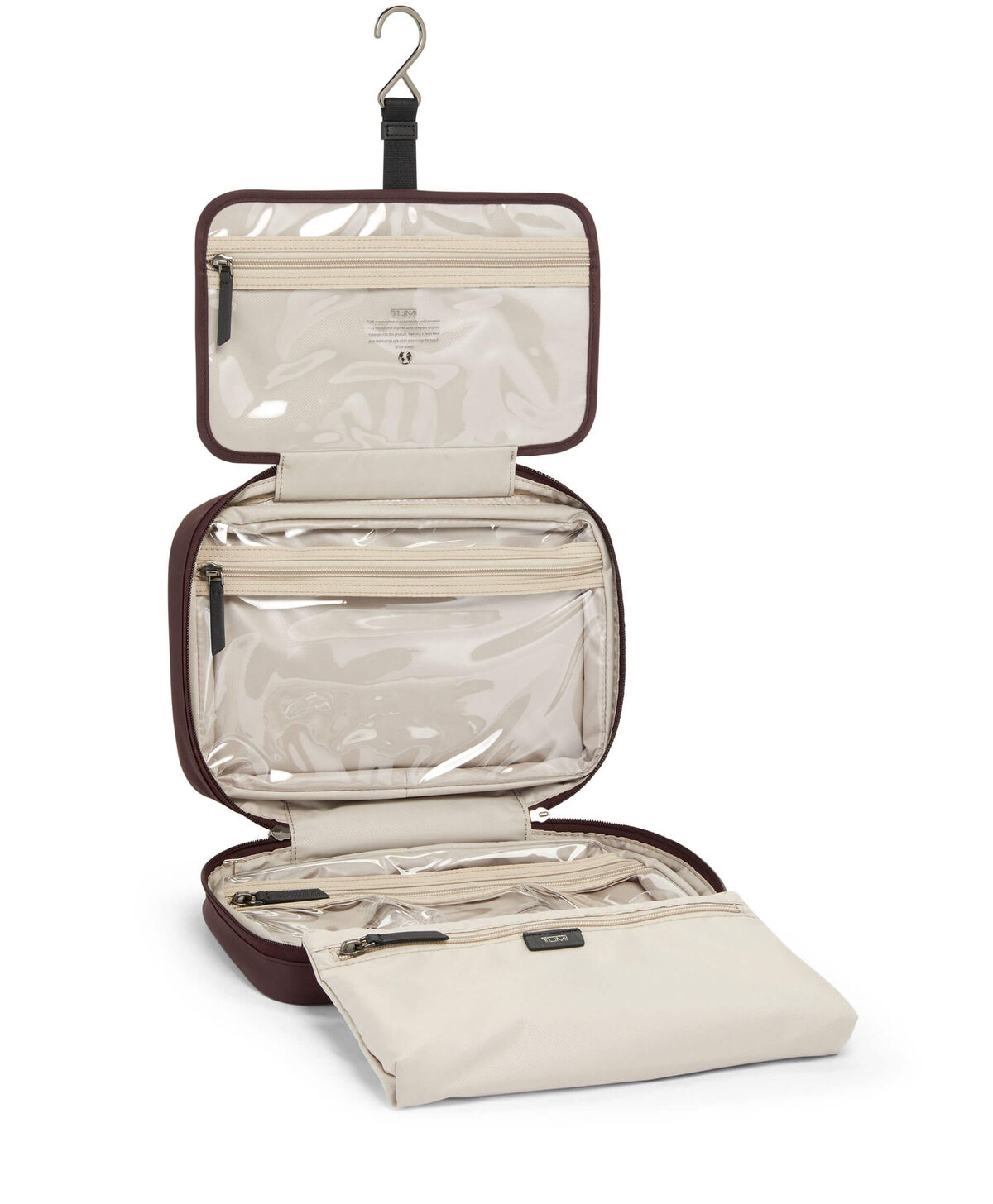 Tumi Voyageur MADELINE COSMETIC  Deep Plum