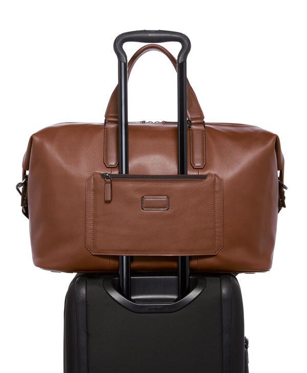 Tumi sales leather duffel