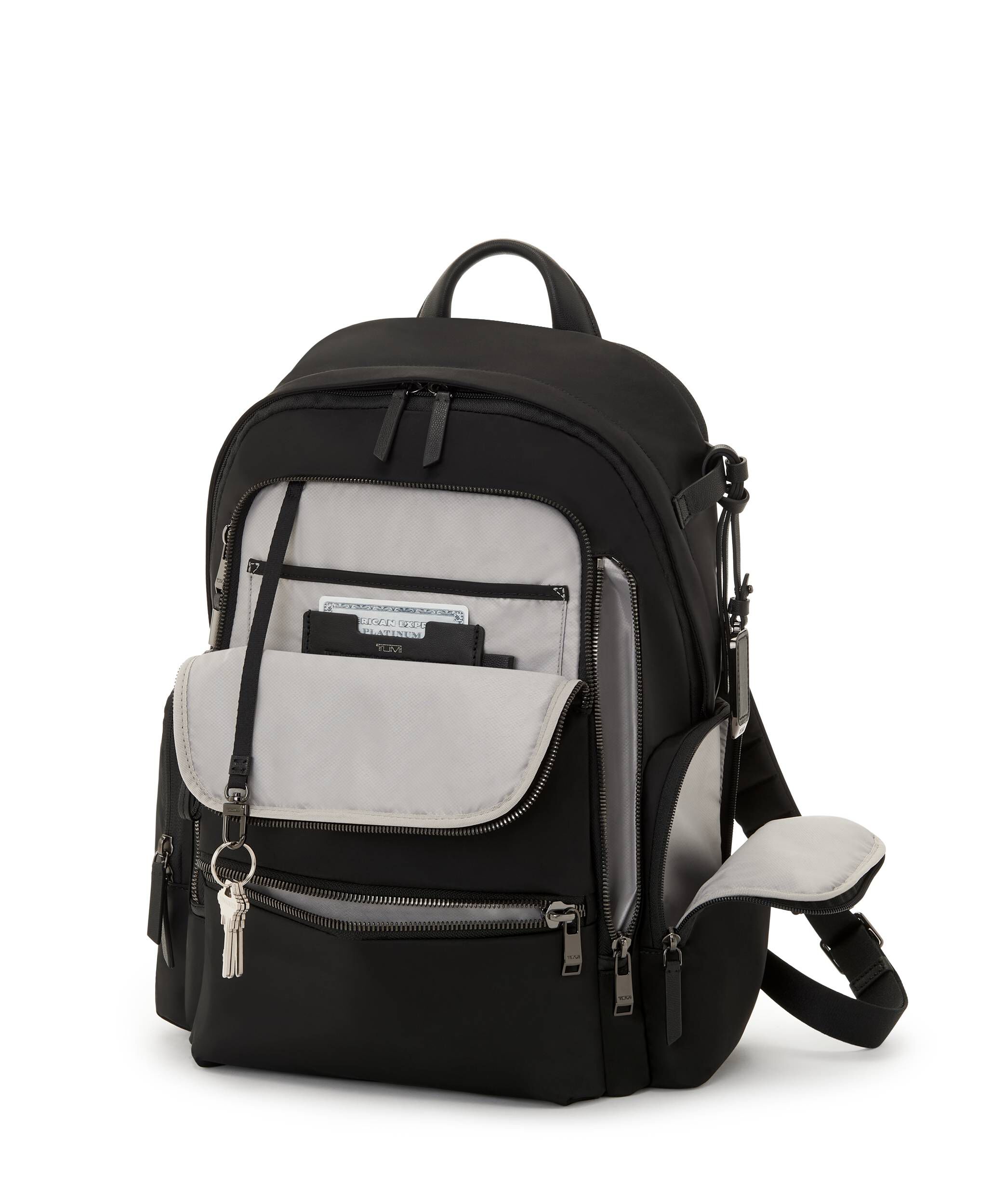 【2024春夏新色】 Voyageur Celina Poland TUMI | Black Backpack バッグ