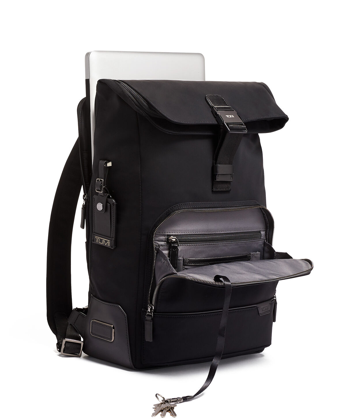 TUMI Harrison OSBORN ROLL TOP BACKPACK  Black TUMI Harrison OSBORN ROLL TOP BACKPACK  Black