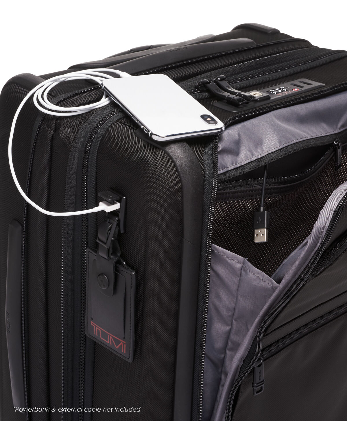 TUMI Alpha 2 CONT EXP 4 WHL C/O  Black