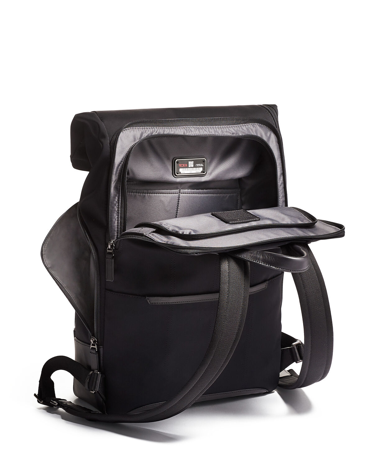 TUMI Harrison OSBORN ROLL TOP BACKPACK  Black TUMI Harrison OSBORN ROLL TOP BACKPACK  Black