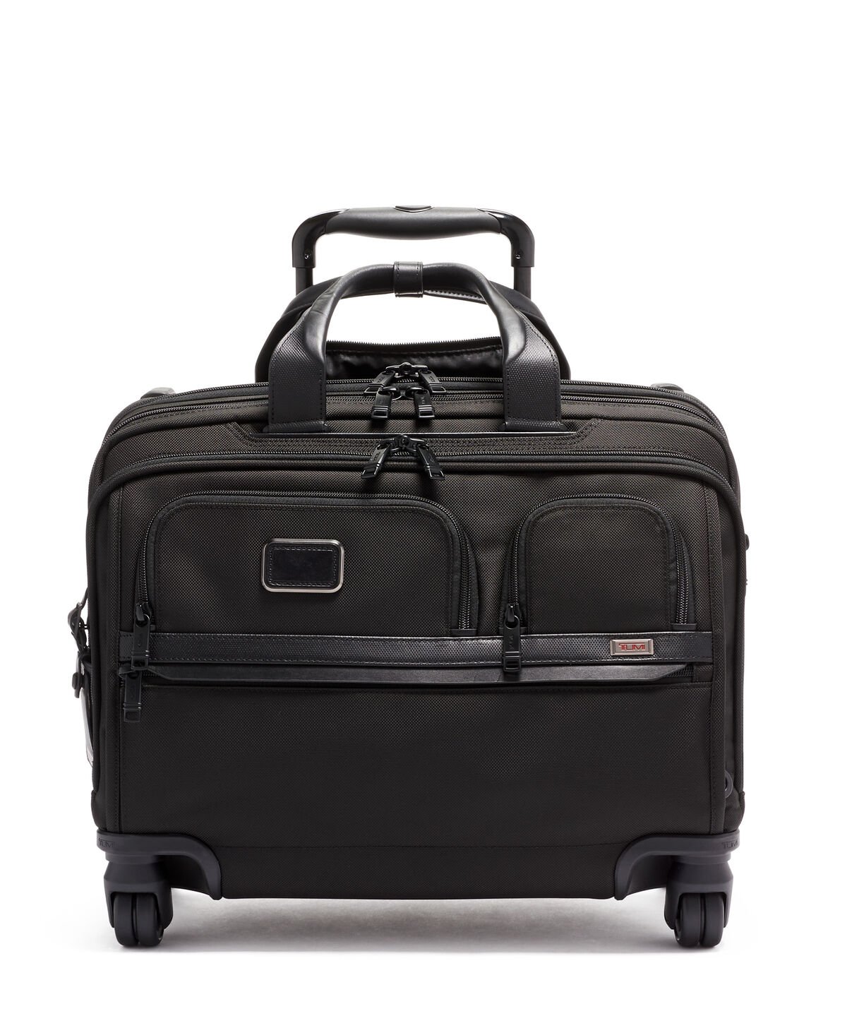 TUMI Alpha 2 DLX 4 WHL LPTP CASE BRIEF  Black