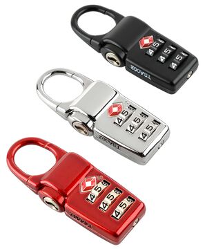 Travel Accessory TSA Zestaw kłódek x3