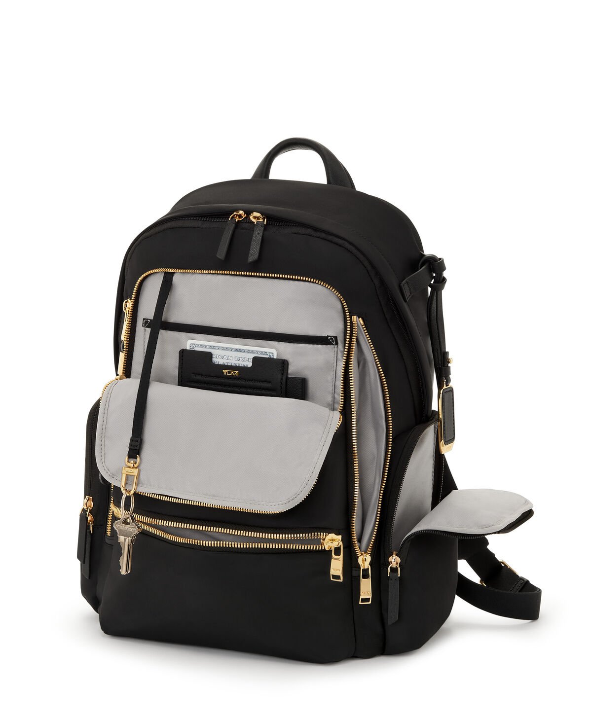 TUMI Voyageur CELINA BACKPACK  Black/Gold TUMI Voyageur CELINA BACKPACK  Black/Gold