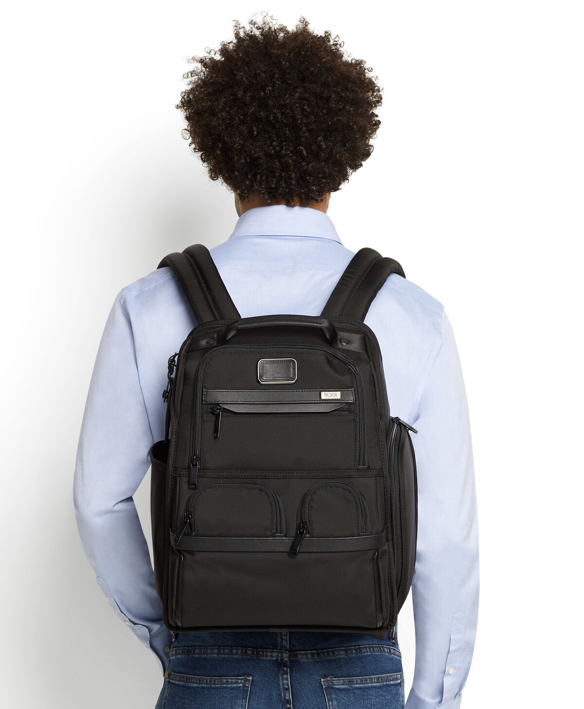 TUMI Alpha 2 COMPACT LAPTOP BRIEF PACK  Black