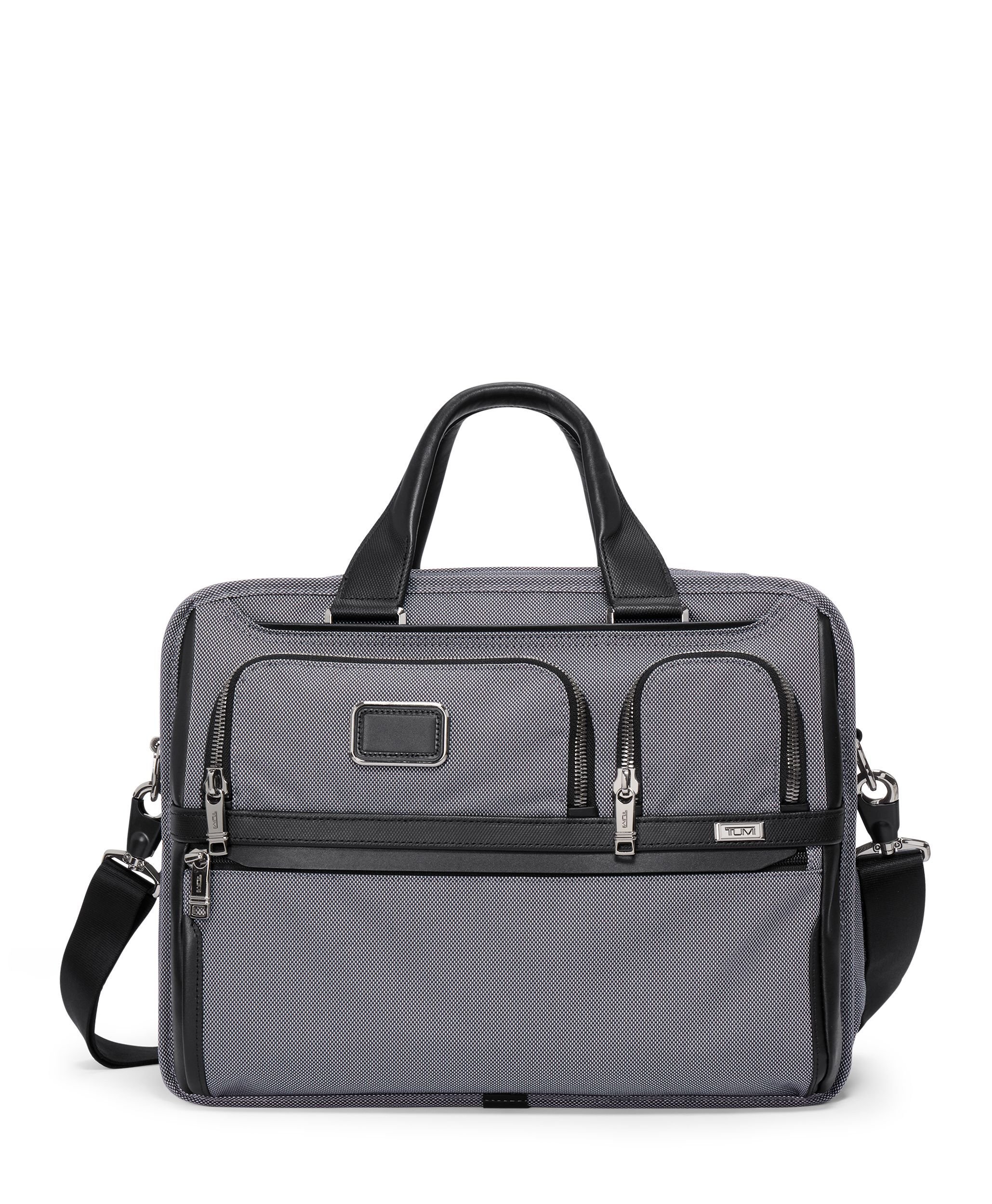 Tumi alpha 2 compact large screen laptop briefcase discount