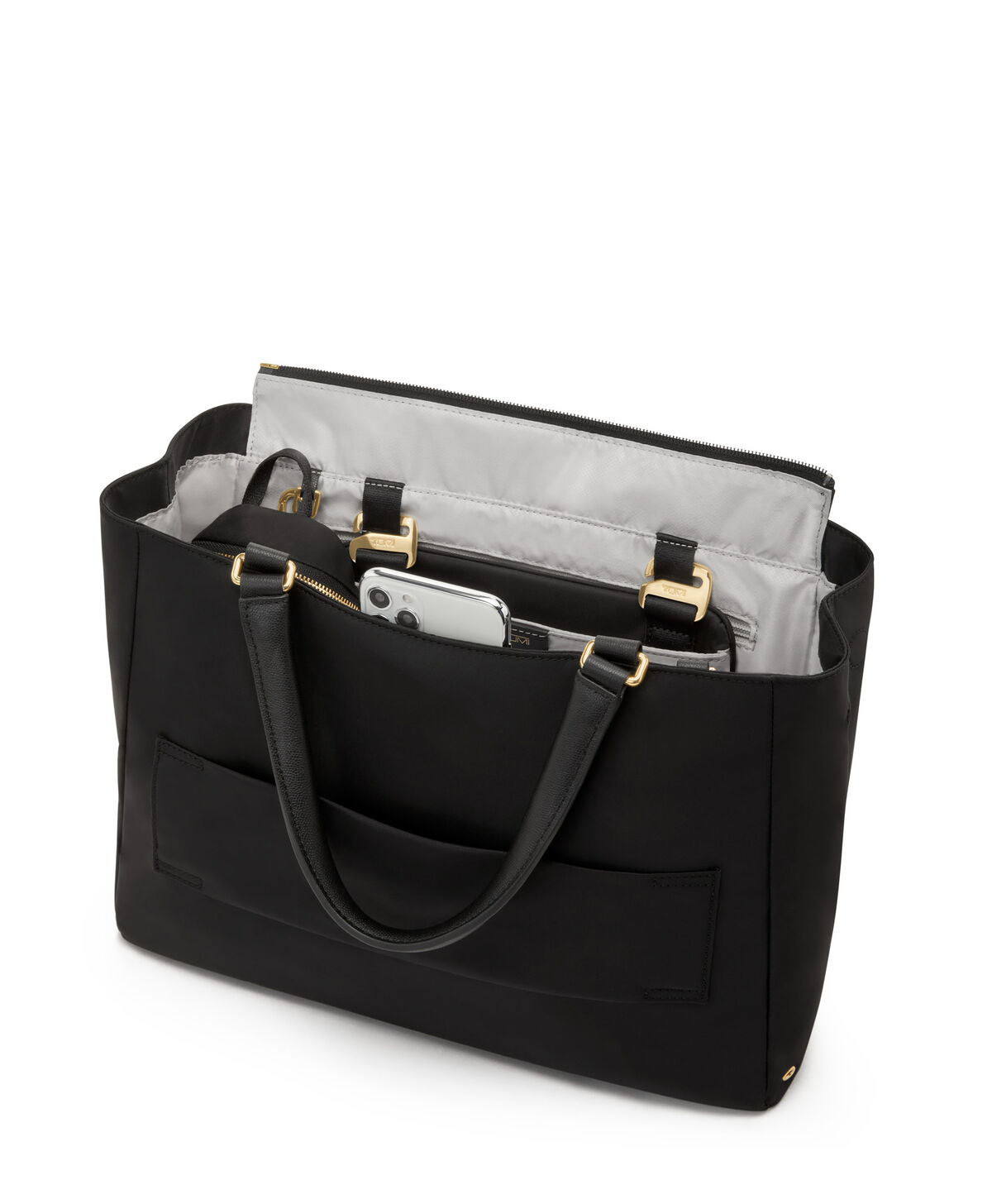 TUMI Voyageur VALETTA MEDIUM TOTE  Black/Gold TUMI Voyageur VALETTA MEDIUM TOTE  Black/Gold