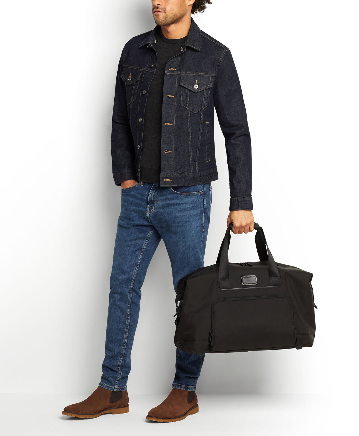 TUMI Alpha 2 DOUBLE EXPANSION SATCHEL  Black