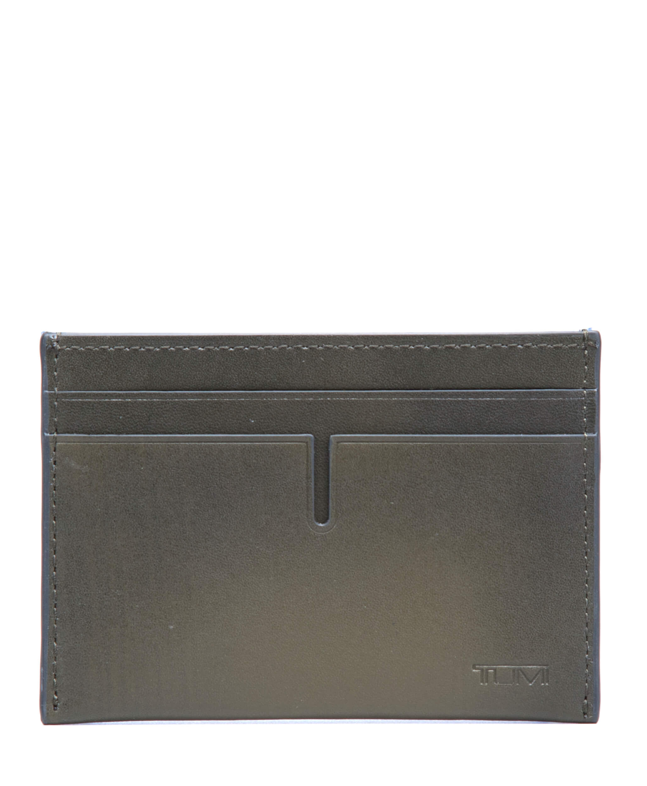 tumi green wallet