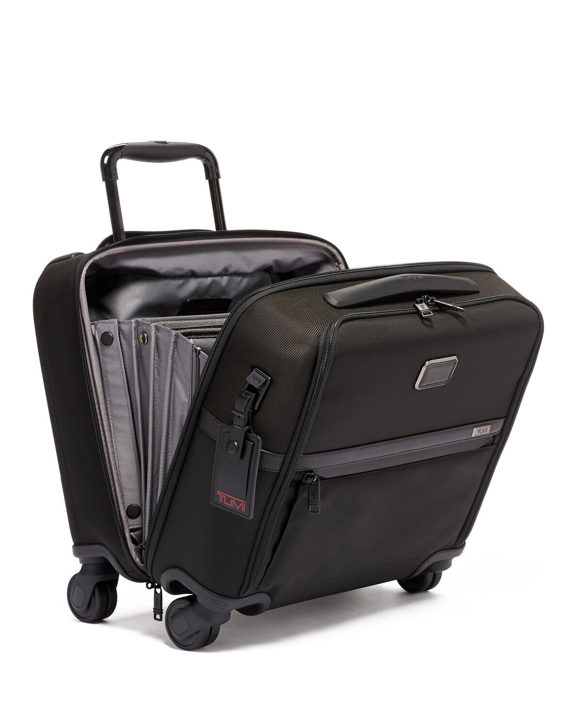 TUMI Alpha 2 COMPACT 4 WHL BRIEF  Black