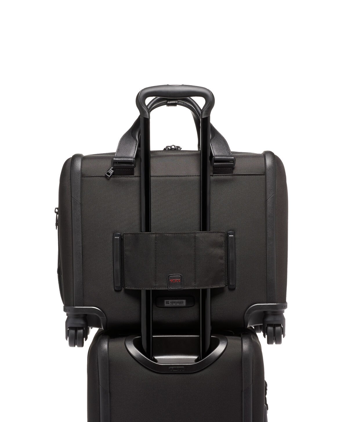 TUMI Alpha 2 DLX 4 WHL LPTP CASE BRIEF  Black