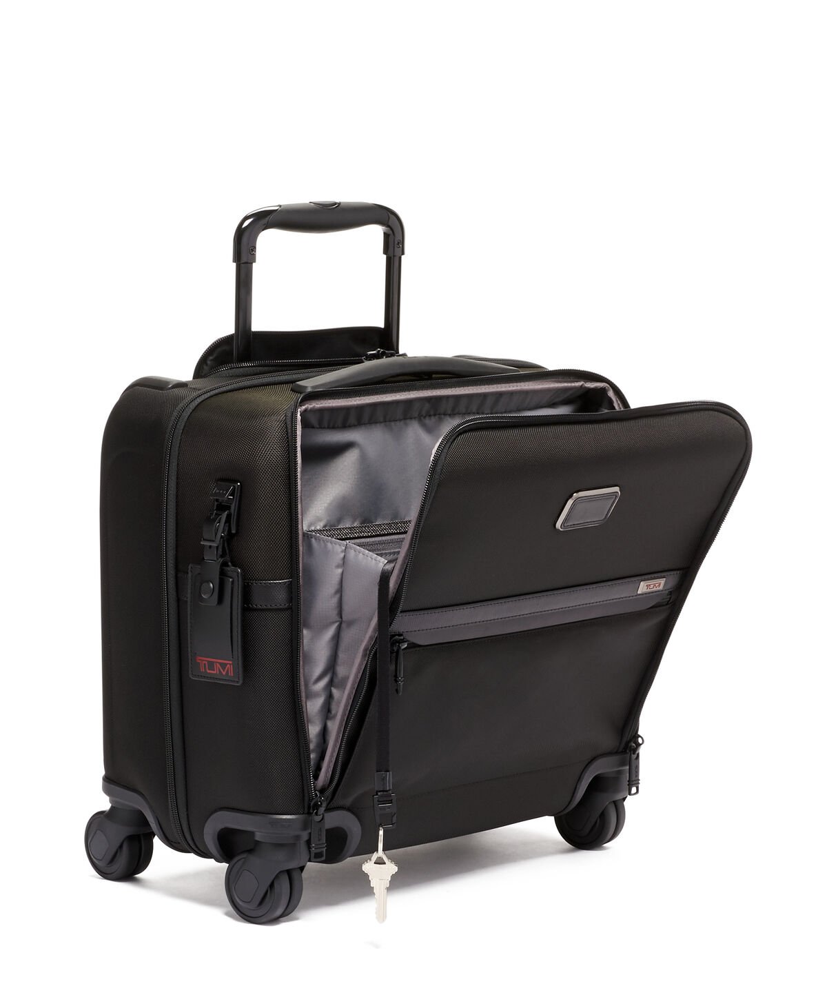TUMI Alpha 2 COMPACT 4 WHL BRIEF  Black