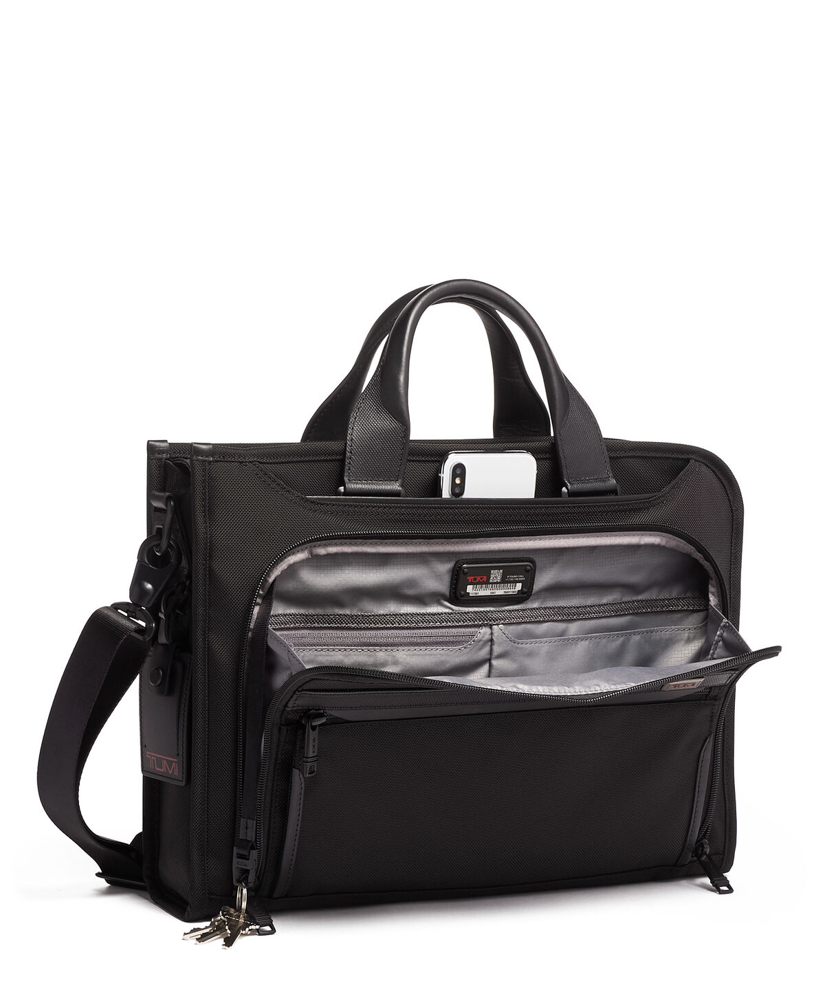 TUMI Alpha 2 SLIM DELUXE PORTFOLIO  Black
