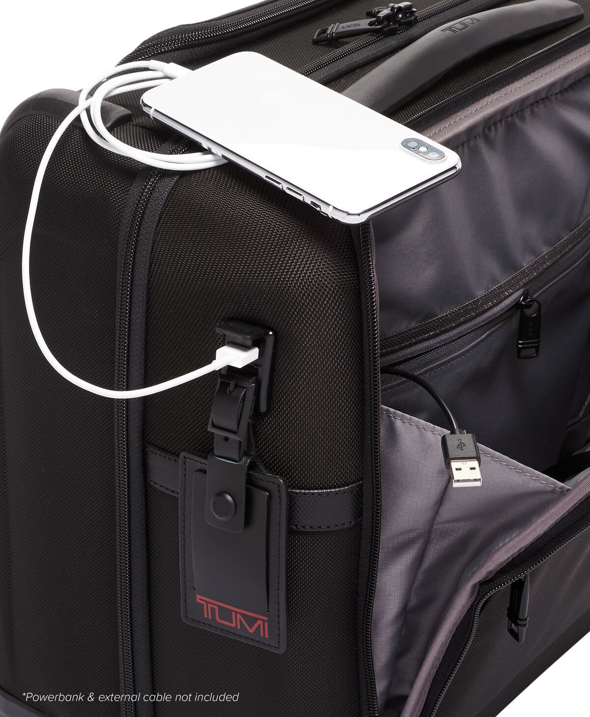 TUMI Alpha 2 COMPACT 4 WHL BRIEF  Black
