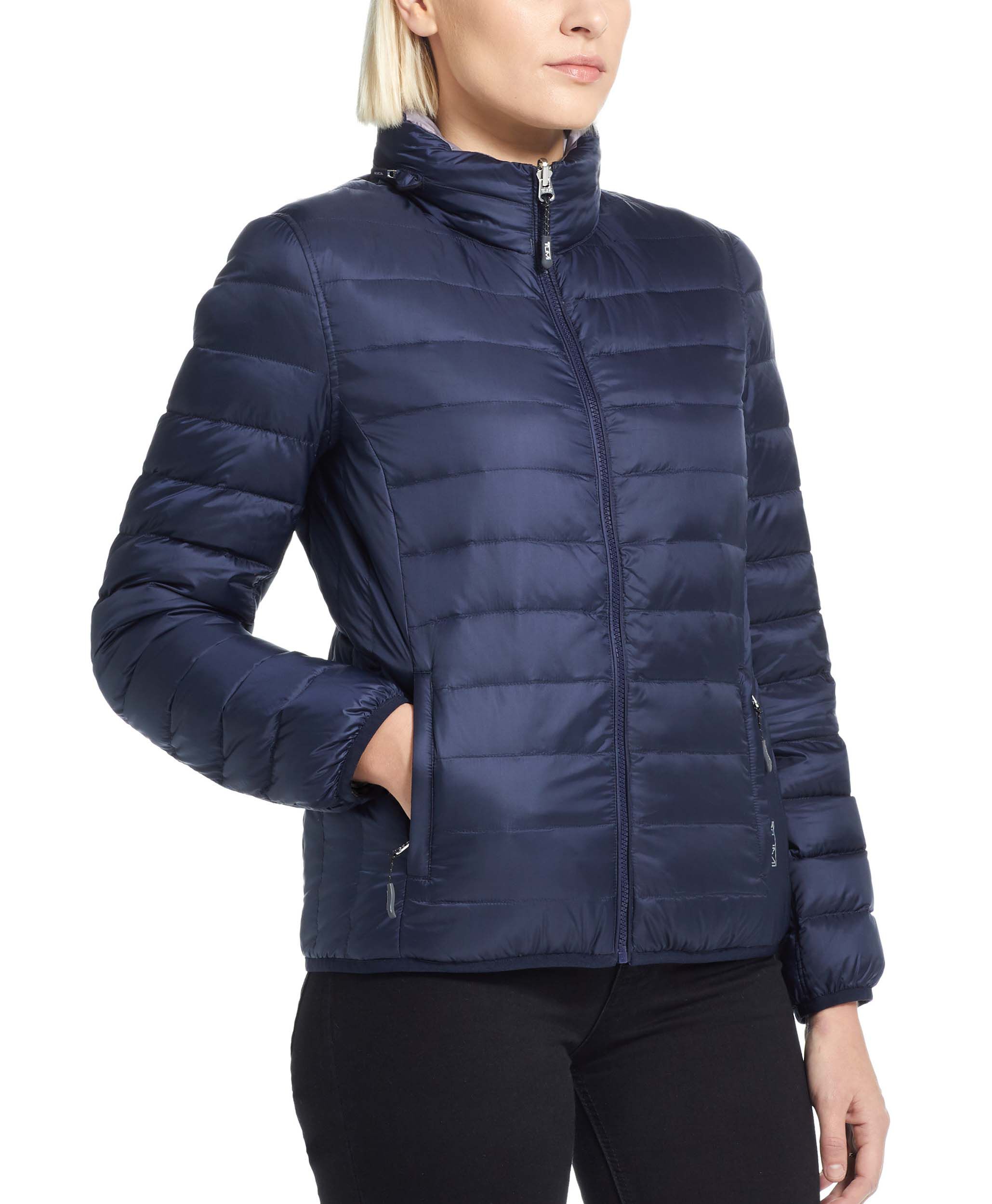 Packable puffer jacket women's