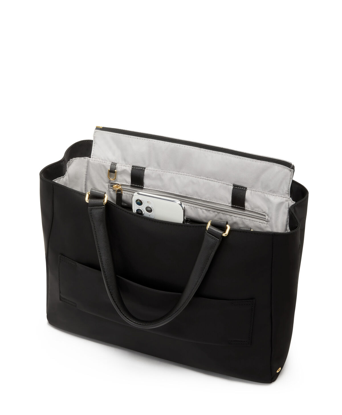 TUMI Voyageur VALETTA MEDIUM TOTE  Black/Gold TUMI Voyageur VALETTA MEDIUM TOTE  Black/Gold