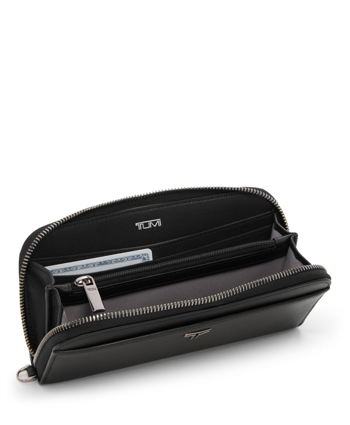 TUMI Portfel Continental z suwakiem dookoła