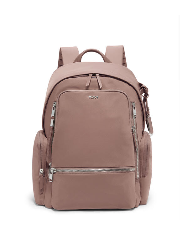 Tumi leather sales backpack womens