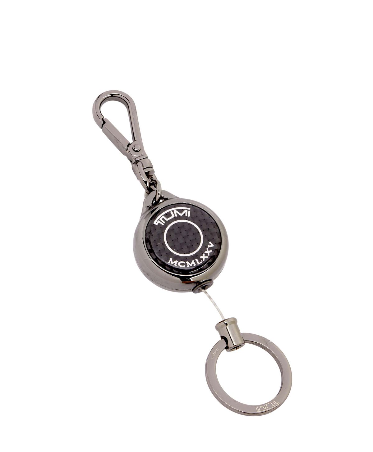 TUMI Key Fobs RETRACTABLE KEY FOB  Carbon