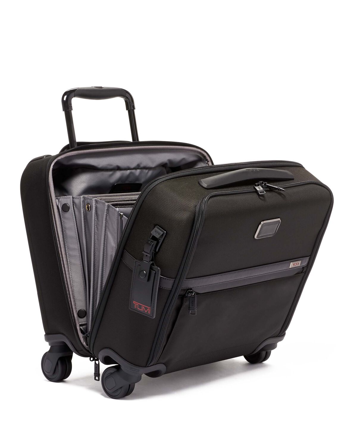 TUMI Alpha 2 COMPACT 4 WHL BRIEF  Black