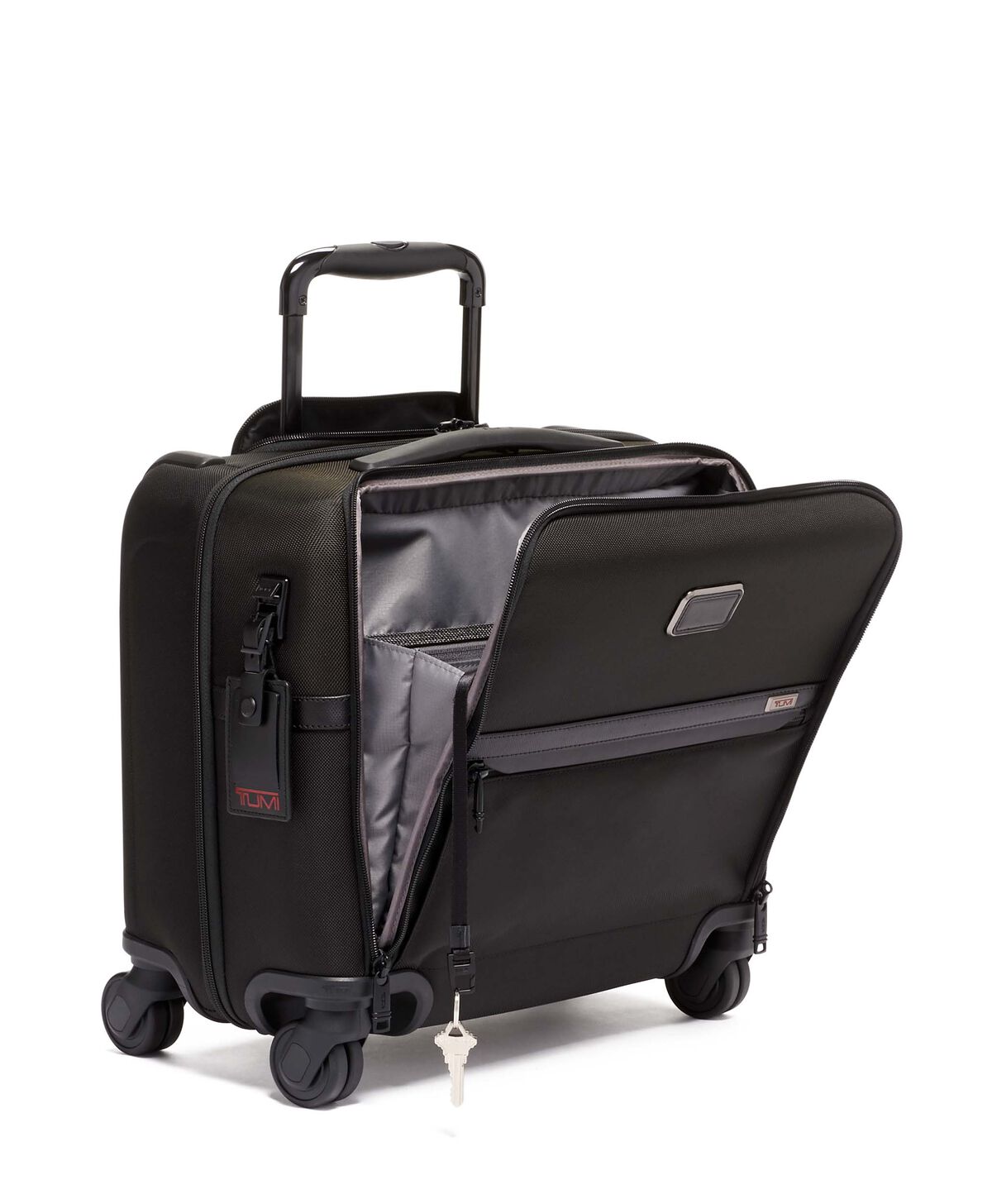 TUMI Alpha 2 COMPACT 4 WHL BRIEF  Black