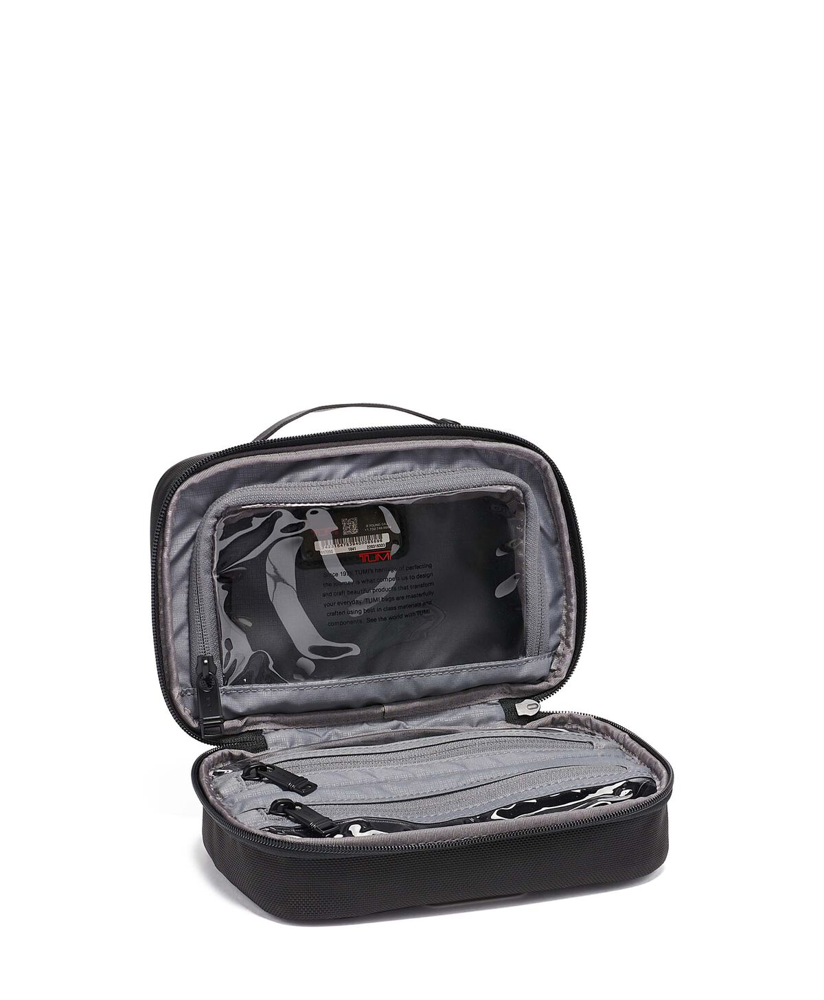 TUMI Alpha 2 SPLIT TRAVEL KIT  Black