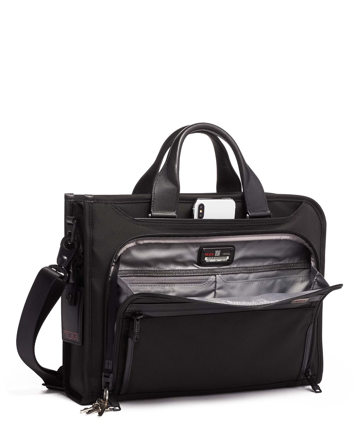 TUMI Alpha 2 SLIM DELUXE PORTFOLIO  Black