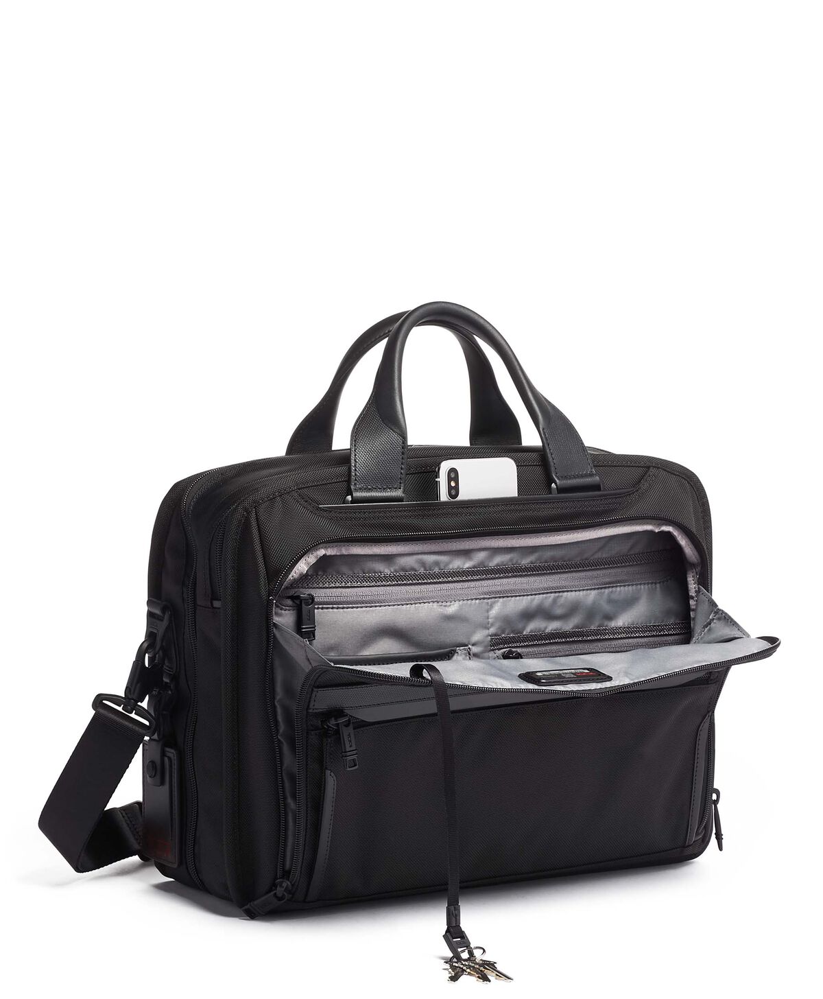 TUMI Alpha 2 ORGANIZER BRIEF  Black